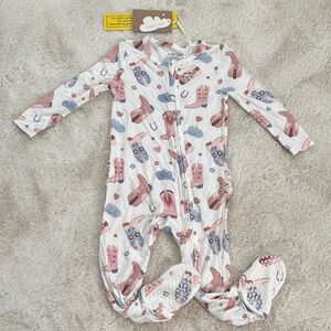 Angel Dear Footie Pajamas in Western